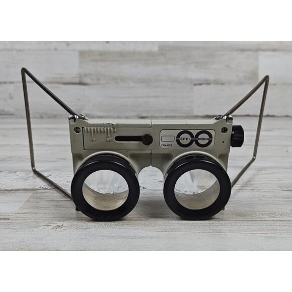 VTG SRPI MORIN Stereoscope Viewer W/Case Cartography Optics Tool FRANCE RARE - Picture 5 of 10